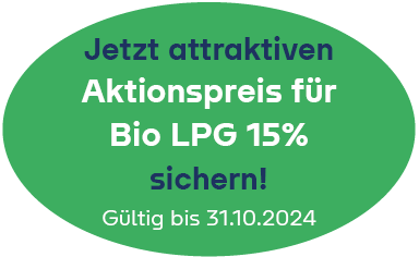 Biogenes Flüssiggas Aktionspreis